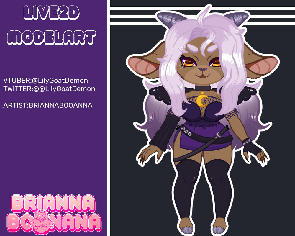 Chibi Lily art and rig by @BriannaBoonanaV